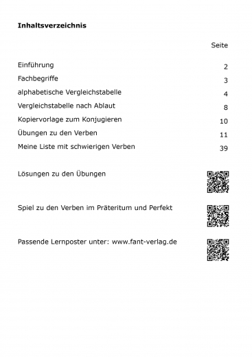 Kinderleichte Grammatik: Die Verben im Prteritum und Perfekt